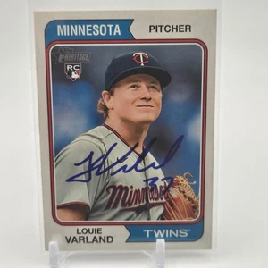 2023 Topps Heritage #46 Louie Varland firmato Toronto Blue Jays senza iscrizione - Foto 1 di 2