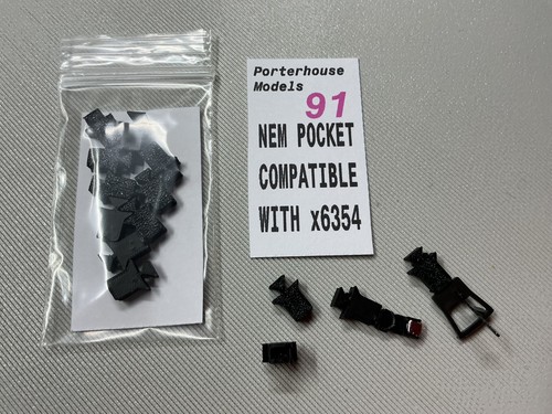 No.91 NEM pockets compatible with x6354 OO Railway 10-off | eBay UK