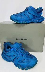 Balenciaga Track Runner Racer Blu Uomo Taglia 42 - Foto 1 di 17