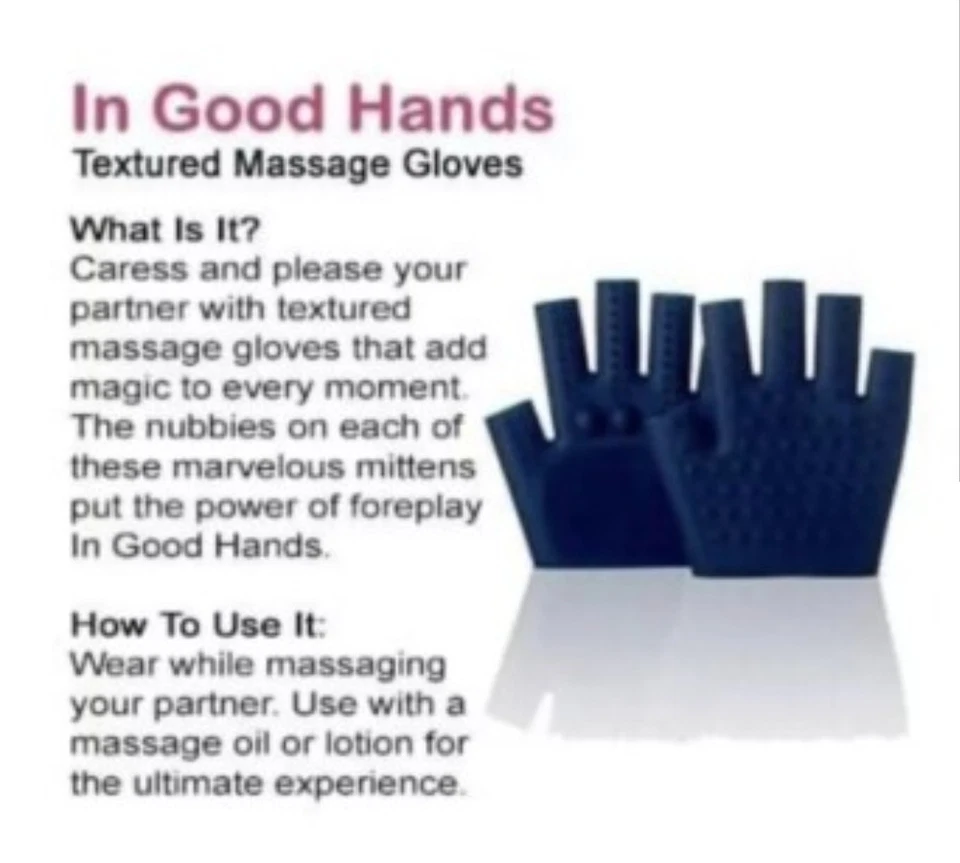 Pure Romance Textured Massage Glove In Good Hands Brand New - Image 1 of 1