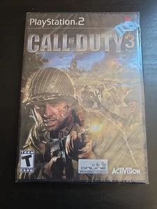 Call of Duty 3 PS2 PlayStation 2 (Black Label) Komplett - Neu in OVP - Ripped Seal  - Bild 1 von 4