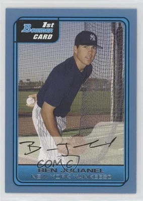 2006 Bowman Prospects Blue /500 Ben Julianel #B63 - Image 1 of 2