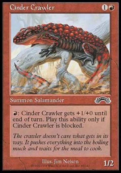 Cinder Crawler - Medium Play MTG Exodus - Image 1 of 1