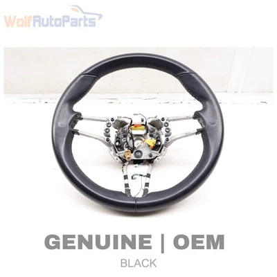 2017-2024 PORSCHE MACAN - 3-Spoke Steering Wheel 95B419091AK - Image 1 of 4