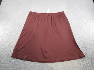 Lane Bryant Elastic Waist Satin Shiny A Line Skirt Women's Plus Size 26 - Image 1 of 4
