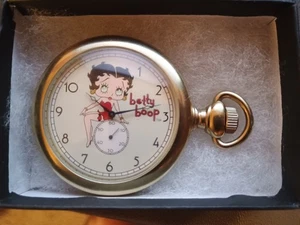 Official fossil Limited Edition Betty Boop Pocket Watch 4342/10,000 - Picture 1 of 3