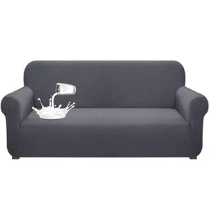 Upgraded Waterproof Sofa Cover Stylish Stretch Couch Cover for 3 Cushion Couc - Picture 1 of 7
