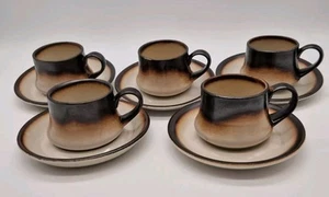 Tuscia Mancioli Porzellan Cappuccio Kaffeetasse 10tlg mit Untertasse Caffè - Bild 1 von 5