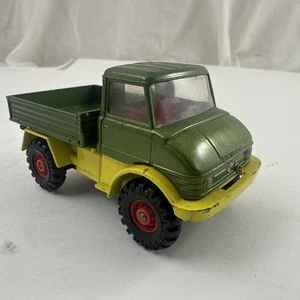 Corgi Unimog 406 Green & Yellow Mercedes Benz Work Truck - Picture 1 of 9