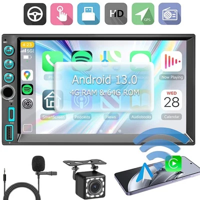 Android 13 Car Stereo Radio GPS CarPlay For Nissan NV1500 2500 3500 2012-17 4GB - Image 1 of 4