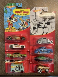 *COMPLETE SET* Hot Wheels 2018 Disney Mickey Mouse 90th Anniversary Series - 8/8 - Picture 1 of 15