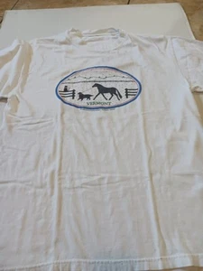 Vintage 90s Vermont Farm Animal Cookies Promo T-Shirt Large ? No Tag - Picture 1 of 11