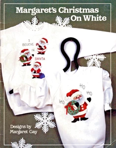 Margaret's Chrimas auf weiß, dekorative Malerei Muster - Bild 1 von 4