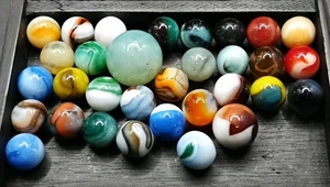 Jabo Classic Murmeln Lot mit Shooter - Bild 1 von 6