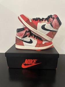 Jordan 1 Retro High OG Spider-Man Across The Spider-Verse Pre-Owned Men’s Size 8 - Picture 1 of 6