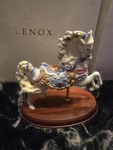 LENOX 2000 CAVALLO GIOSTRA NATALE EDIZIONE LIMITATA 8,5" FINE PORCELLANA - Foto 1 di 24