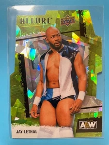 Jay Lethal - 2022 Upper Deck Allure AEW #39 Green Rainbow Parallel /99 - Bild 1 von 2