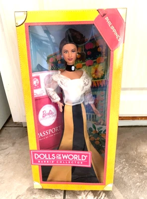 DOTW COLECIONADOR ETIQUETA ROSA BARBIE PASSAPORTE SÉRIE FILIPINAS - Imagem 1 de 4