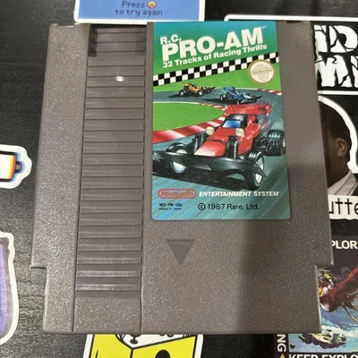 R.C. Pro-Am (Nintendo Entertainment System, 1988) Works Great! Authentic - Image 1 of 2