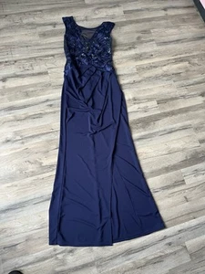 Abendkleid Dunkelblau Lang Größe M / Neupreis 150 Euro - Bild 1 von 5