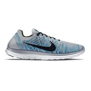 Nike Free 4.0 Flyknit - Wolf Grey Blue Lagoon - Größe UK 11,5 (EU 47) US 12,5 - Bild 1 von 24