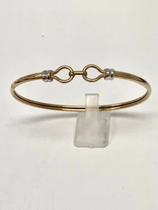 Elegantes 9kt Gold 375 Armband mit einzigartigem Verschluss Design - gepunzt 1995, 4,96gm - Bild 1 von 10