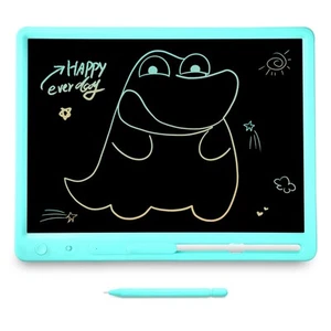 15" LCD Writing Pad Drawing Tablet Electronic Doodle Board Erasable Kids Stylus - Picture 1 of 12