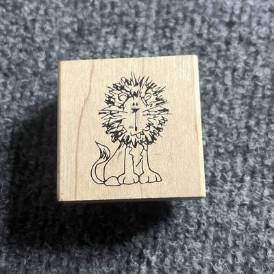 Sello de goma boceto de león Judith Big Cat Foto 1 de 4