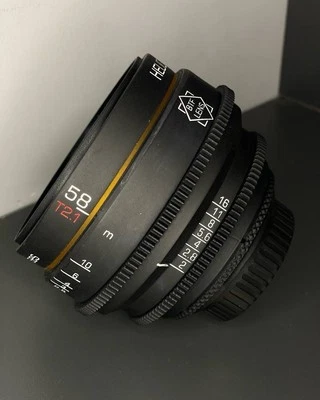 Canon EF Helios 44 58mm T2.1 Rehoused Cine Lens Filmmaking  Vintage Bokeh BTF - Image 1 of 4
