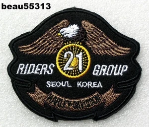 ⭐HARLEY DAVIDSON "RIDERS GROUP 21" SEOUL KOREA BIKE RALLYE WESTE JACKE PATCH - Bild 1 von 1