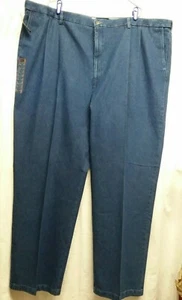 Haggar Work-to-Weekend Denim Pants - Men's Big & Tall 54W x 34L ***NWT*** - Picture 1 of 6
