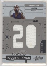 2010 Absolute Memorabilia Jersey Number Jumbo Materials /49 Gary Payton #10 HOF