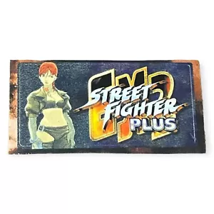 Sony PlayStation 1 PS1 Street Fighter EX Plus Adesivo scheda di memoria vintage vintage - Foto 1 di 1