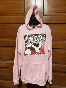 Ripple Junction Adult Unisex One Piece Red Hoodie Size XL Light Pink!!! Nice!! - Picture 1 of 7