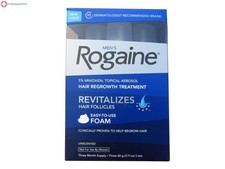 Men's Rogaine 5% Minoxidil Hair Regrowth Treatment Foam 3 months supply