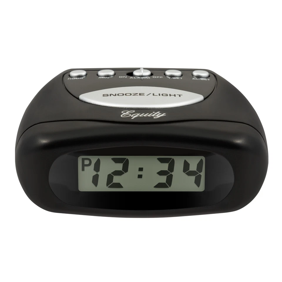 Equity by La Crosse 31003 LCD Snooze Alarm Clock