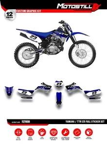 KIT DE CALCOMANÍAS YAMAHA TTR 125 2008-2023 GRÁFICAS - Imagen 1 de 4