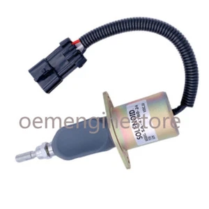 12V Fuel Stop Solenoid Valve For FIAT FH200-3 Hitachi Excavator EX215 SA-4780-12 - Picture 1 of 7