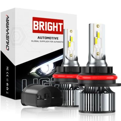 Kit de faros LED 9007 HB5 6000K blanco alto/bajo para LINCOLN Navigator 1998-2002 Foto 1 de 4
