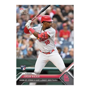 2023 Topps NOW # 471 Jordan Walker Top Rookie Hit Streak - Free Shipping Always! - Picture 1 of 2