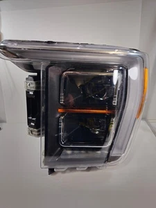 2021 2022 Ford F-150 Headlight Full LED DRIVER Side OEM 21 22 LEFT DAMAGED - Picture 1 of 12