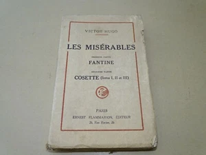 *** Les Misérables 1 - Fantine et Cosette *** Victor Hugo - 1922 - Flammarion - Picture 1 of 5