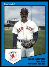 1989 ProCards Jackie Gutierrez Pawtucket Red Sox #694