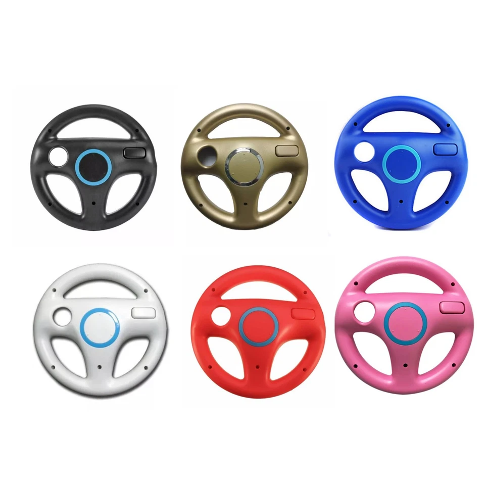 Mario Kart Racing Steering Wheel for Nintendo Wii / Wii U Remote Game Controller - Image 1 of 1