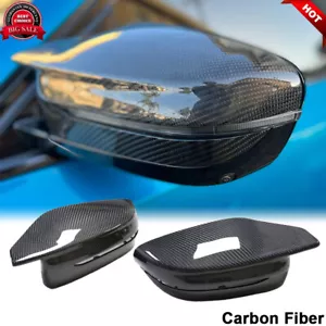 For BMW G80 M3 G82 M4 G87 G42 M240i REAL CARBON Side Mirror Cover Caps Replace - Foto 1 di 12