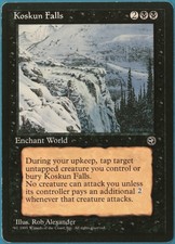 Koskun Falls Homelands NM Black Rare MAGIC GATHERING CARD (ID# 231151) ABUGames