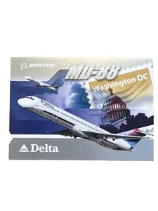 Delta Airlines Aircraft Trading Card - Picture 1 of 3