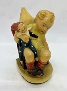 Figurina gesso HUMMEL 1942 Herbert Dubler Inc. Artista B. Hummel ragazzo e pagliaccio - Foto 1 di 16