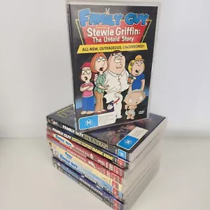 Family Guy DVD Bundle x 10 Seasons 6 7 8 9 10 11 13 + 3 movies Region 4 - Picture 1 of 6