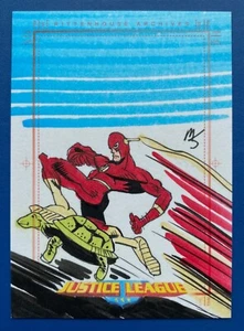JUSTICE LEAGUE OF AMERICA JLA ARCHIVE - SKIZZE von MICHAEL VERKÄUFER von Flash - Bild 1 von 2